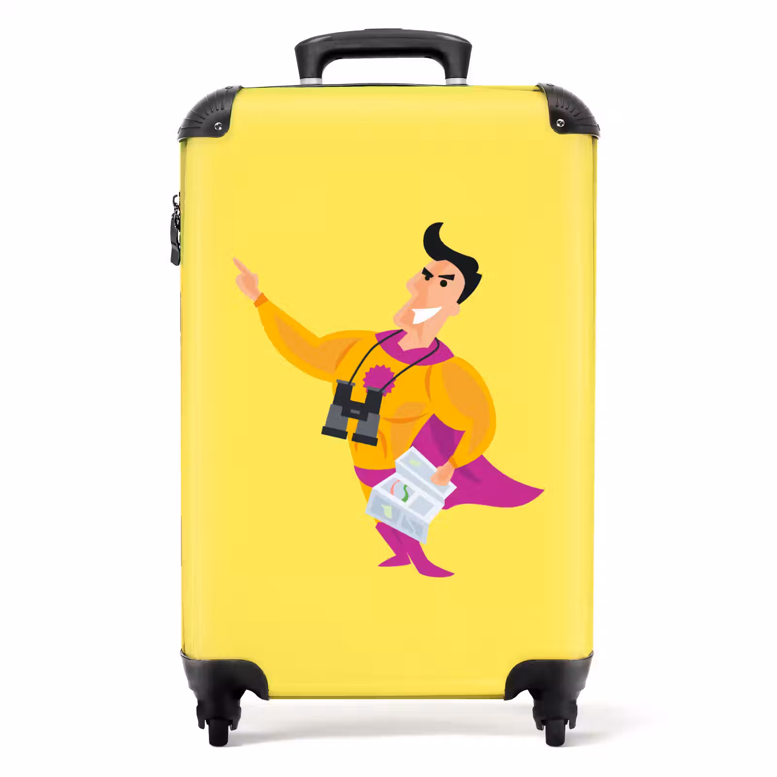 Koffer - VakantieDiscounter - Tourguide - Cartoon — 1