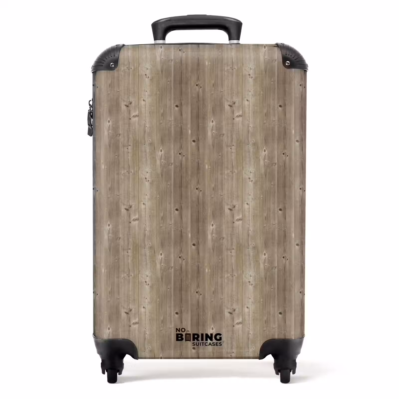 Koffer - Vergrijsd vurenhout met ruwe textuur — 1