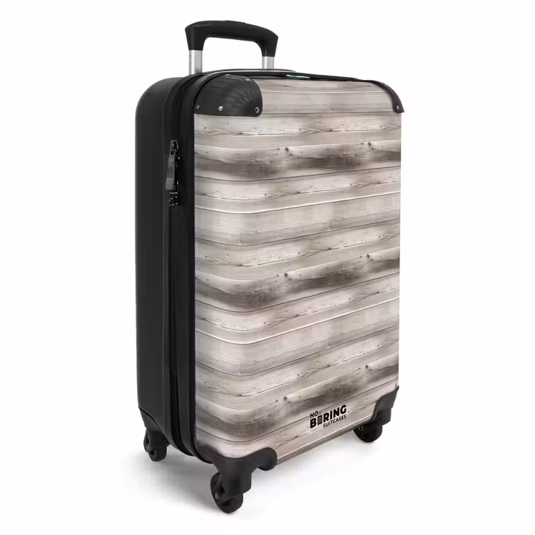 Koffer - Licht verweerd hout met donkere accenten — 4