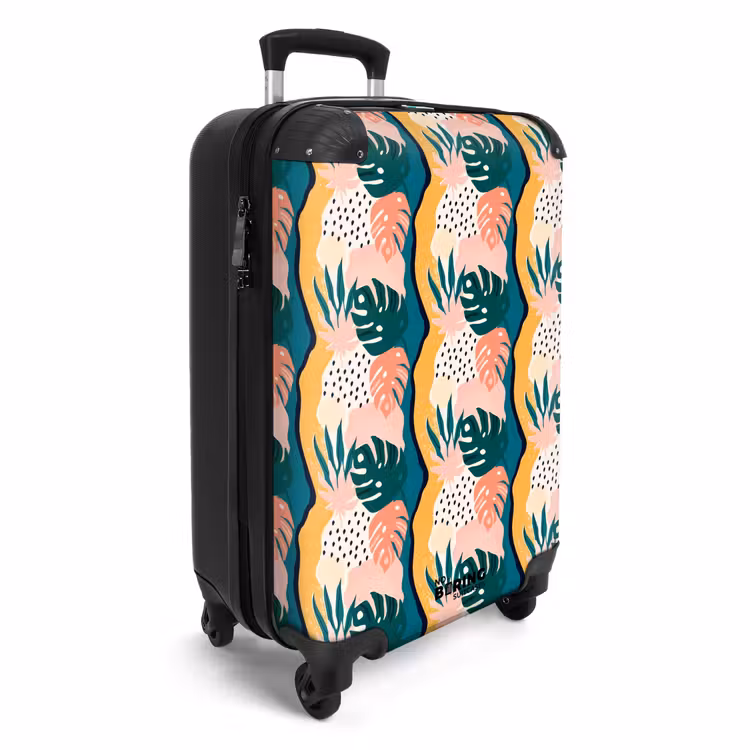 Koffer - Monstera bladeren in diverse kleuren — 4