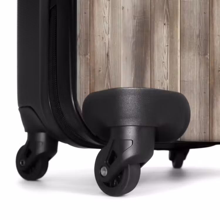 Koffer - Vergrijsd verticaal hout motief — 6