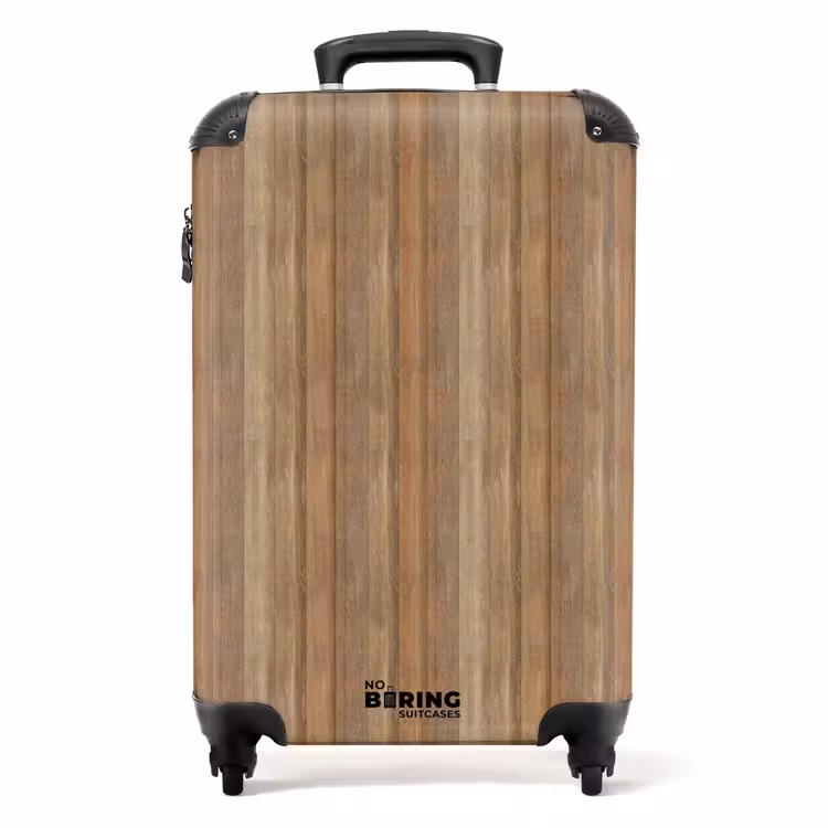 Koffer - Warme houttint met verticale planken — 1