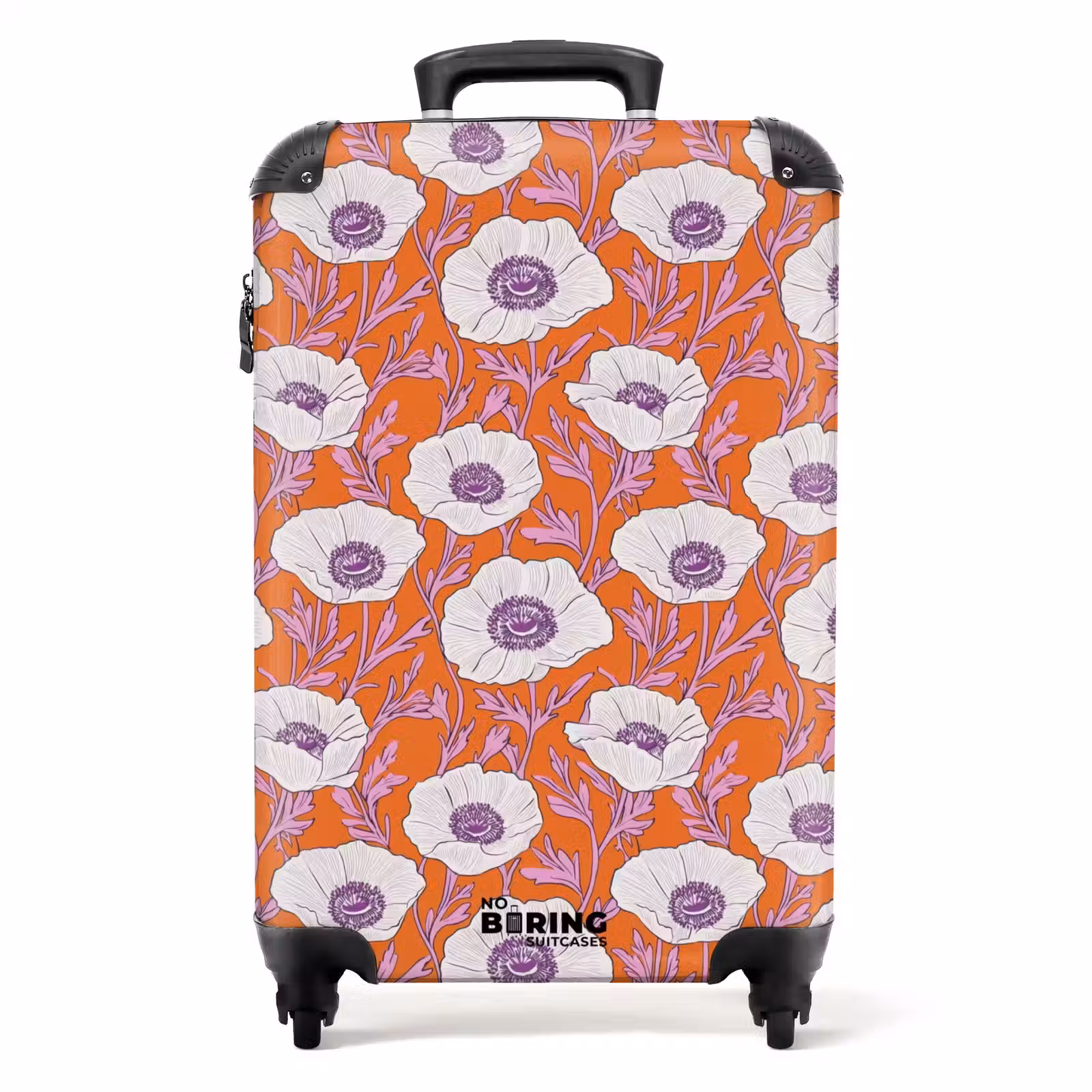 Koffer - Bloemen - Grafisch - Oranje — 1