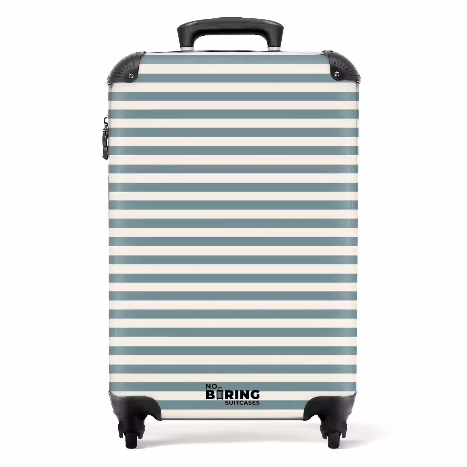 Koffer - Strepen - Modern - Blauw — 1