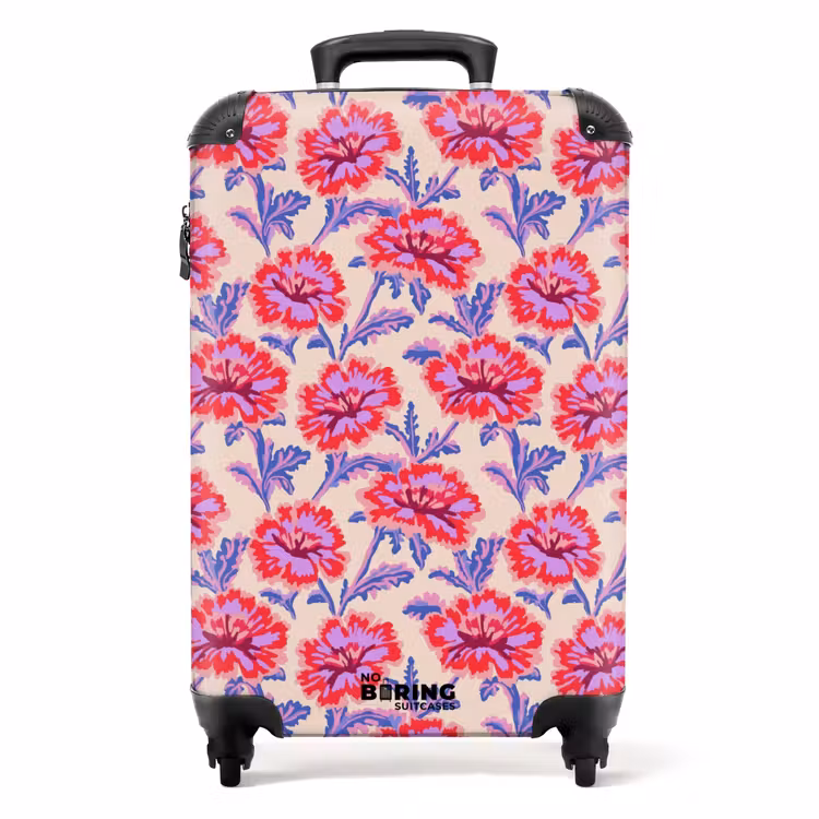 Koffer - Bloemen - Patroon - Meerkleurig — 1