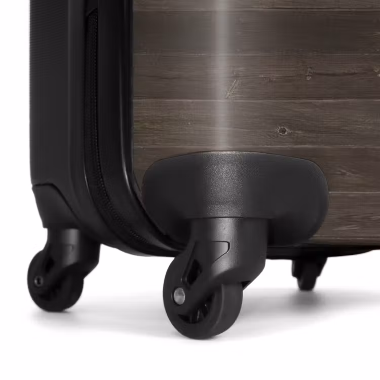 Koffer - Donker verweerd hout met horizontale planken — 6