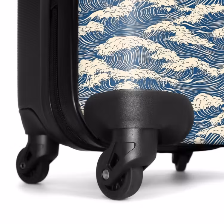 Koffer - Golven - Ritmisch - Blauw — 6