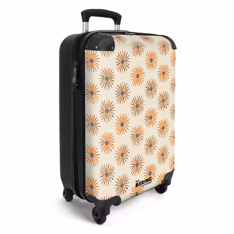 Koffer - Madelief - Patroon - Oranje — 4