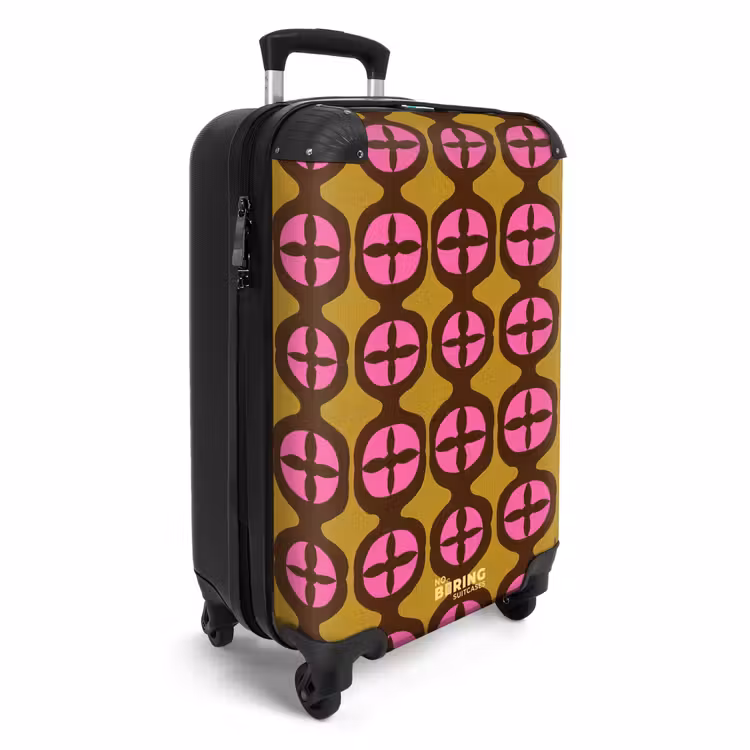 Koffer - Modern - Patroon - Roze — 4