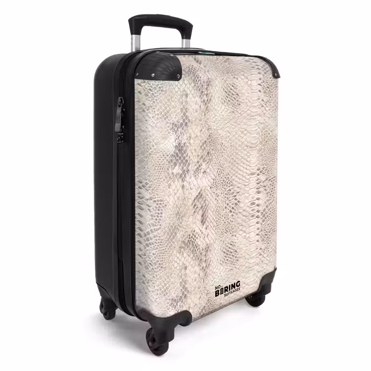 Koffer - Slang - Patroon - Beige — 4