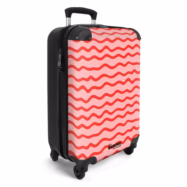 Koffer - Speels - Patroon - Rood — 4