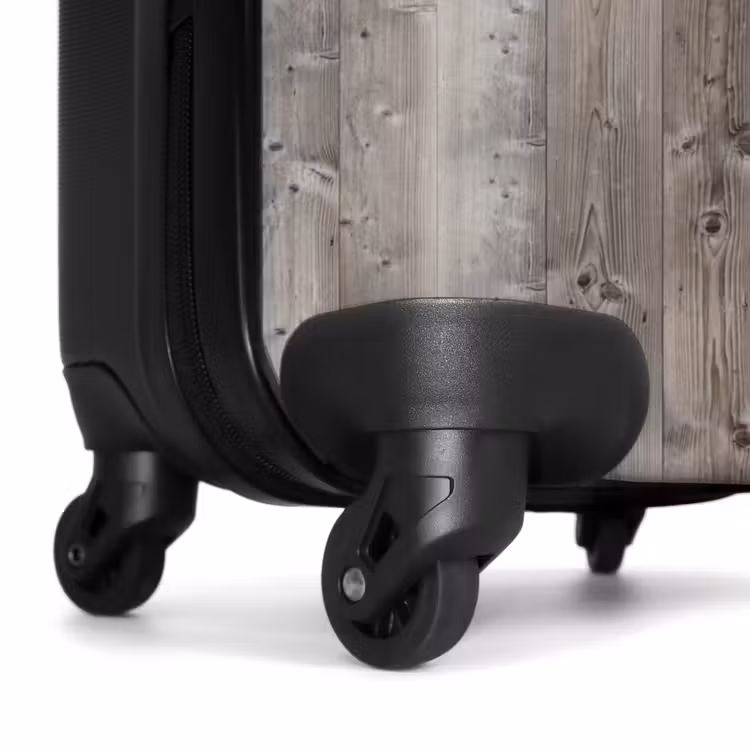 Koffer - Vergrijsd hout met noesten en verticale lijnen — 6