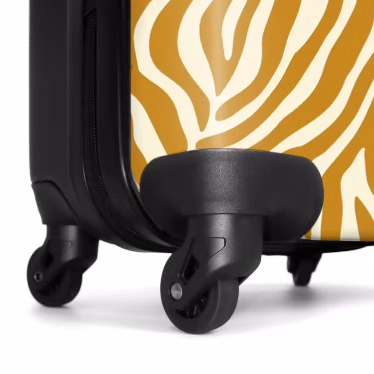 Koffer - Zebra - Klassiek - Oker - Geel — 6
