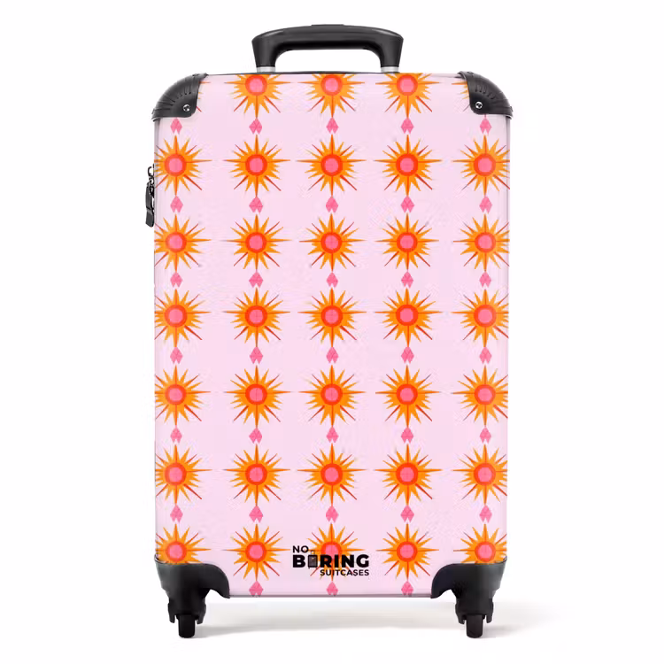 Koffer - Zon - Motief - Roze — 1