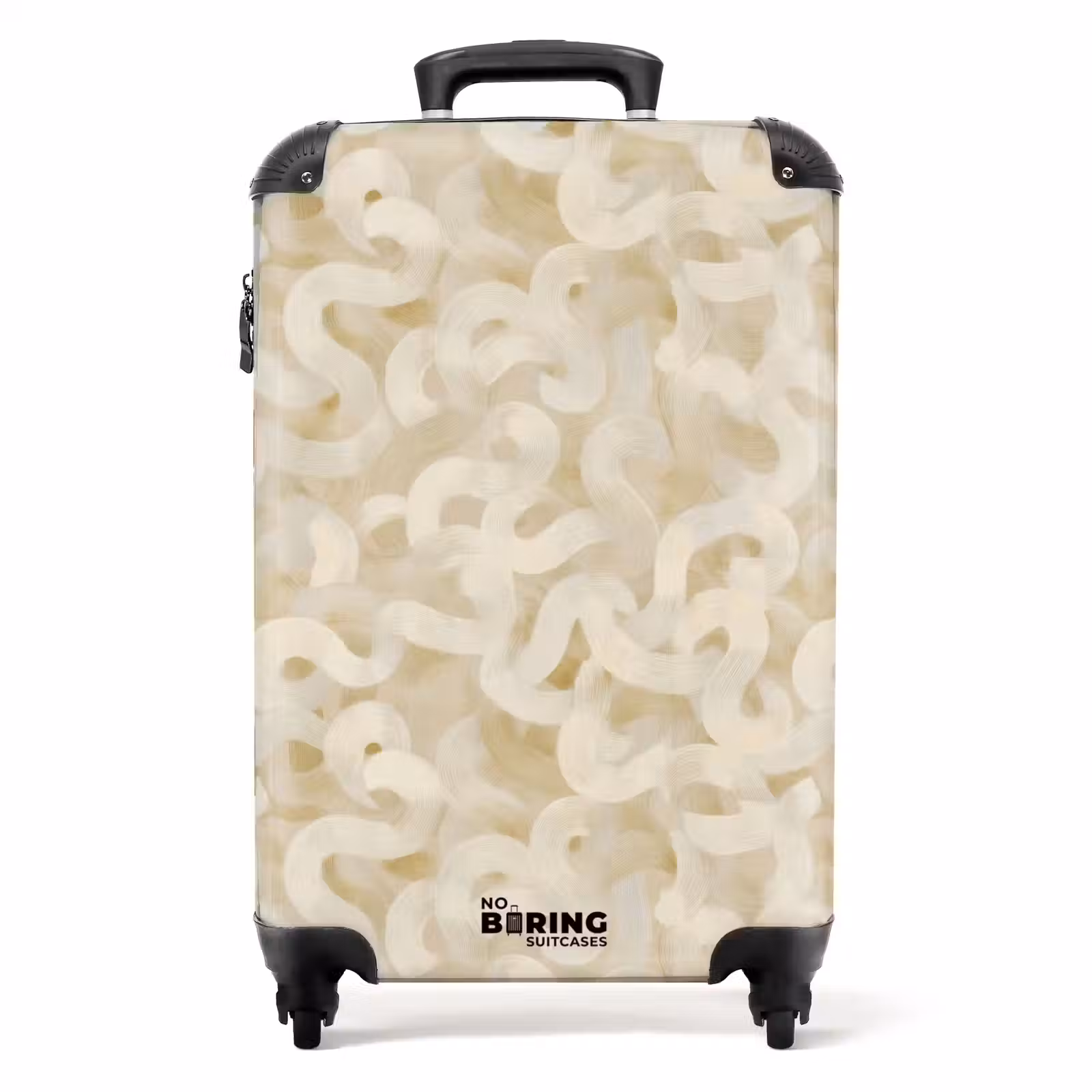 Koffer - Abstract - Lijnen - Beige — 1