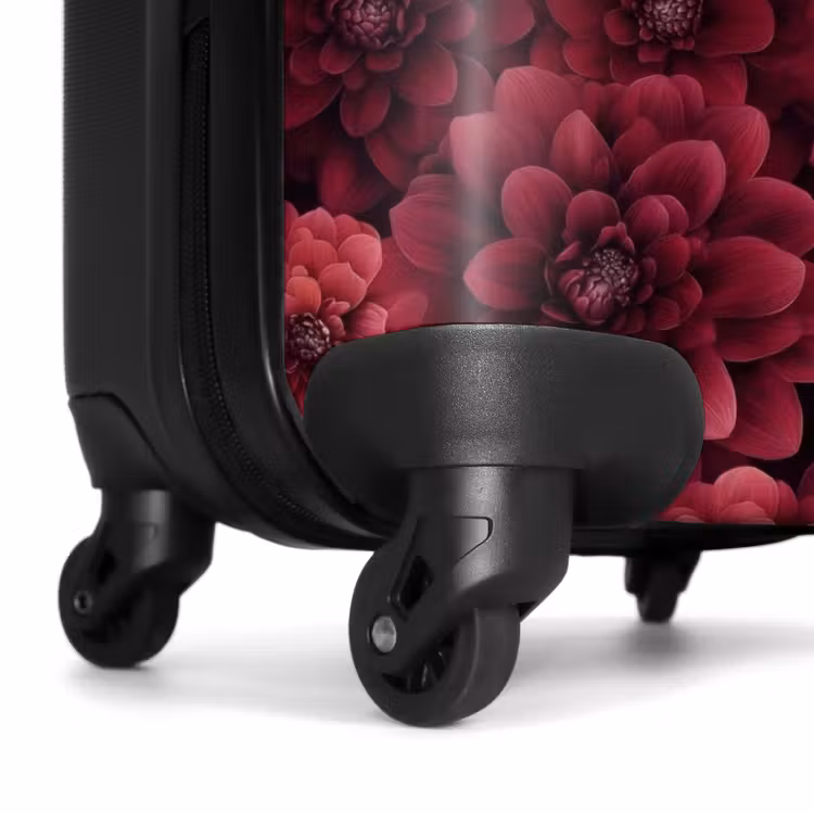 Koffer - Dahlias - Bloemen - Rood — 6