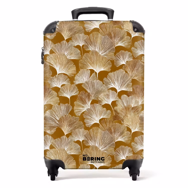 Koffer - Ginkgo - Bladeren - Goud — 1