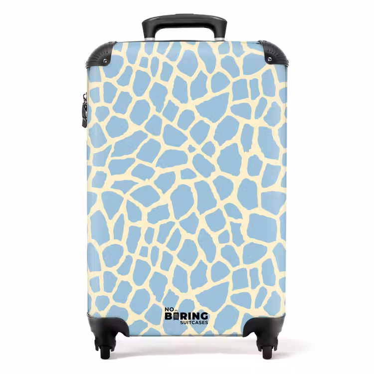 Koffer - Giraf - Modern - Blauw — 1