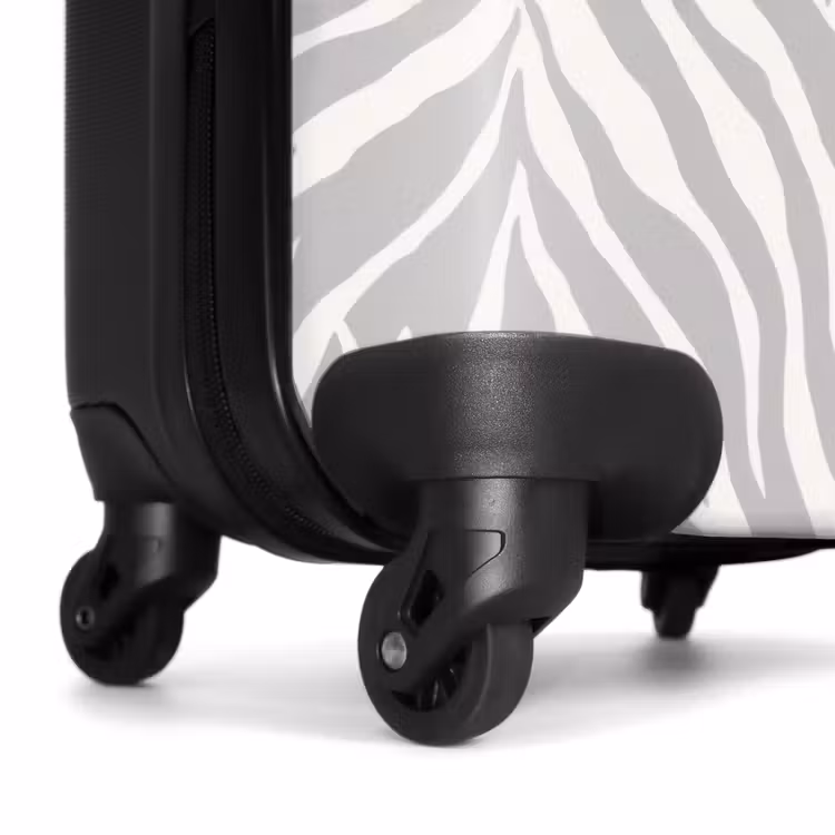Koffer - Zebra - Motief - Grijs — 6