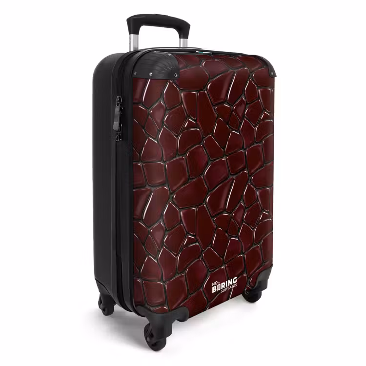 Koffer - Mozaïek - Tegel - Bordeauxrood — 4