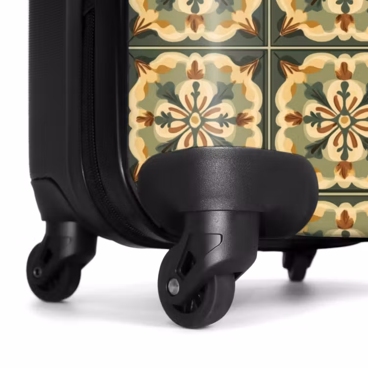Koffer - Ornament - Patroon - Groen — 6