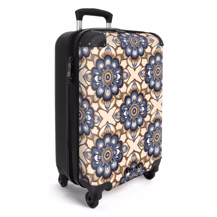 Koffer - Floraal - Ornament - Blauw — 4