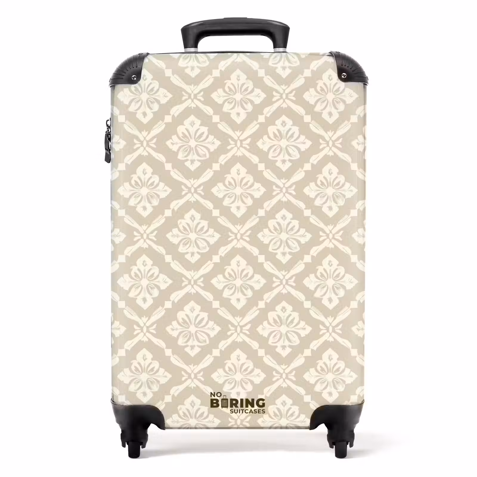 Koffer - Floraal - Ornament - Beige — 1