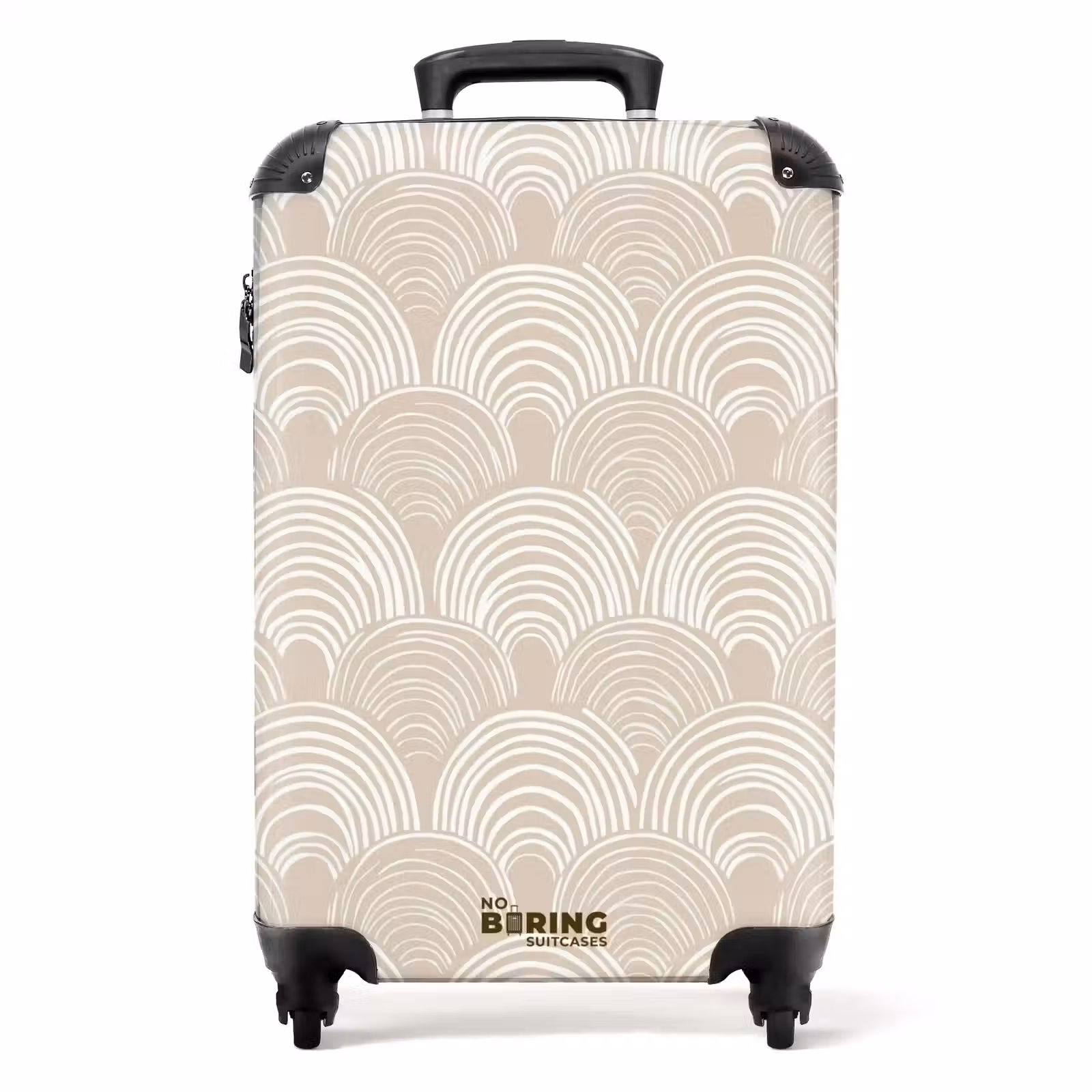 Koffer - Golven - Structuur - Beige — 1