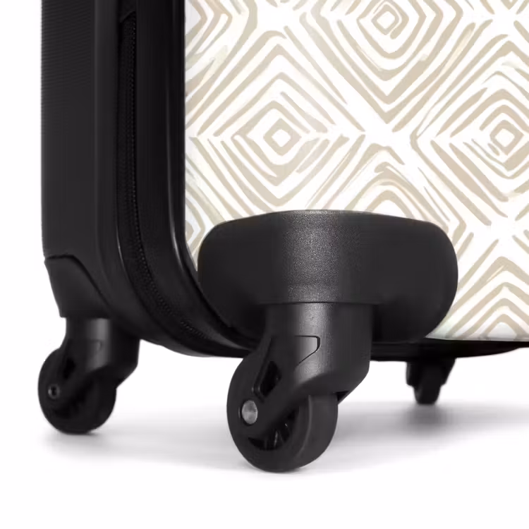 Koffer - Abstract - Ruit - Beige — 6