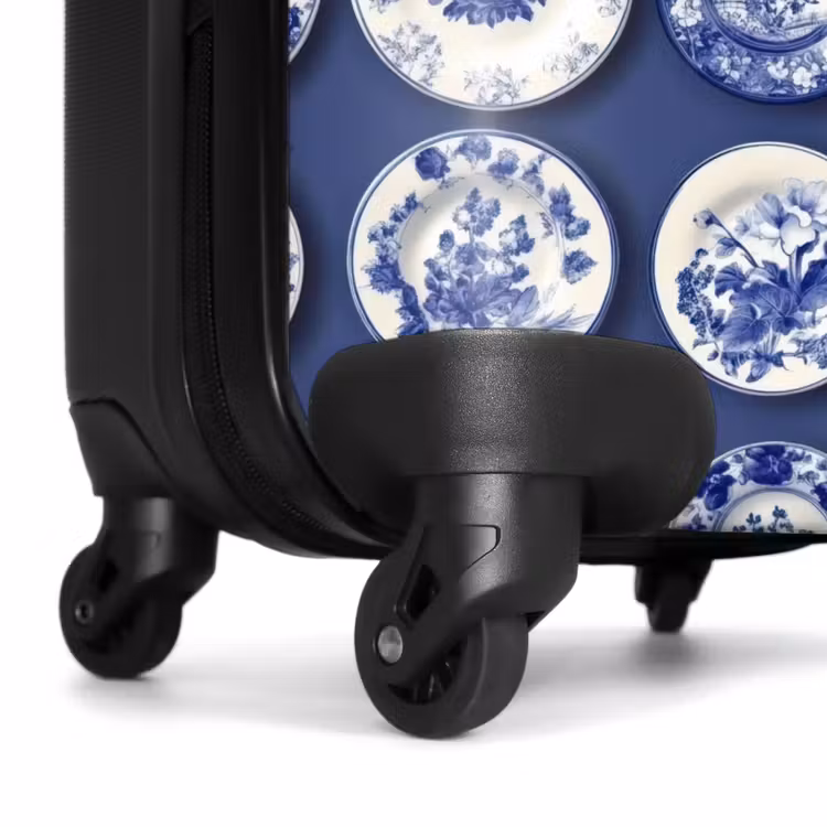 Koffer - Borden - Floraal - Blauw — 6