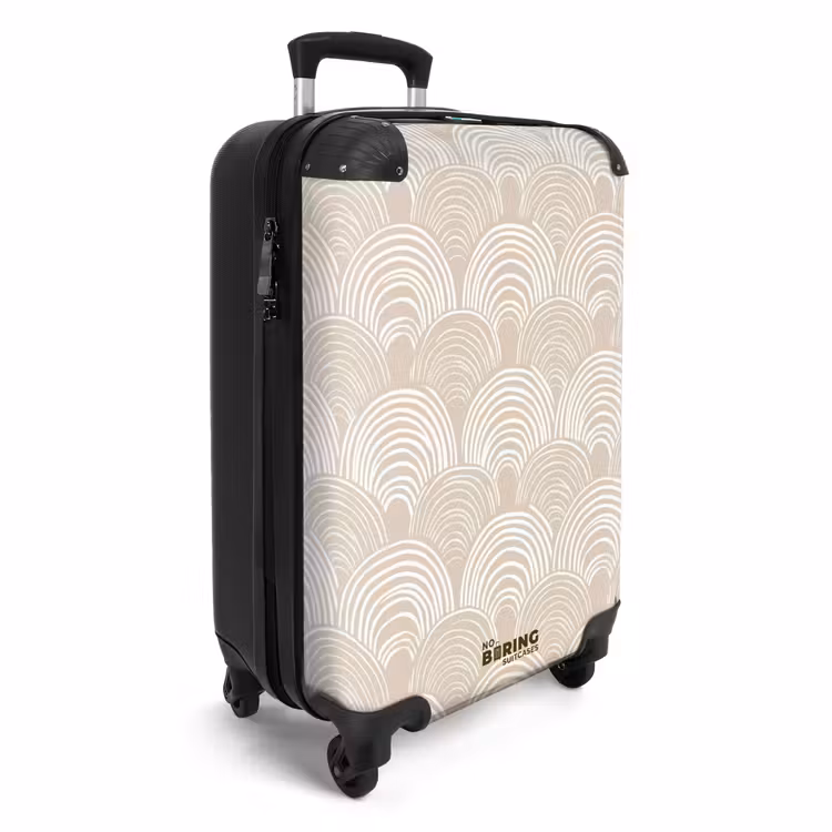 Koffer - Golven - Structuur - Beige — 4