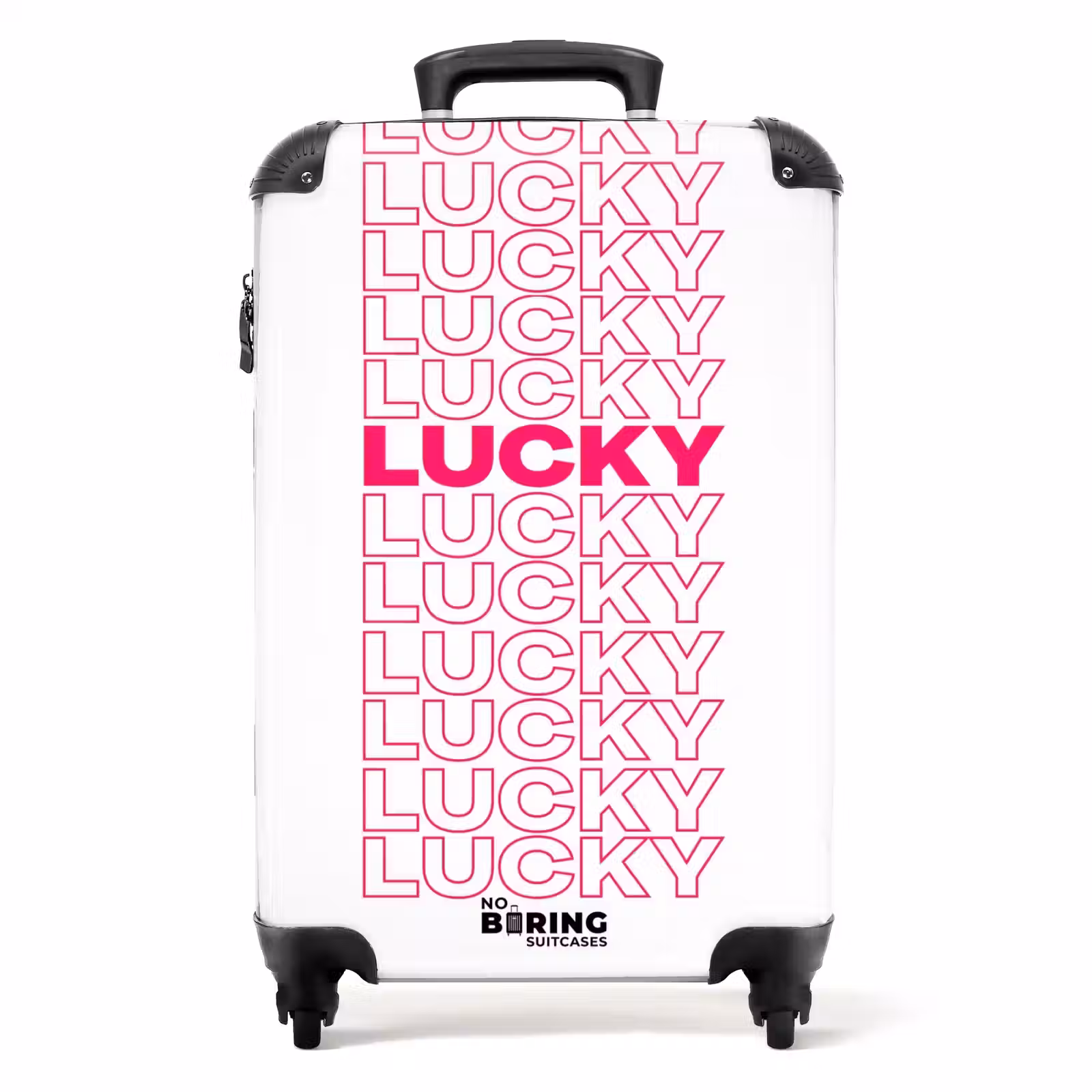Koffer - Lucky - Roze - Patroon — 1