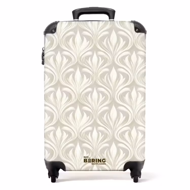 Koffer - Barok - Patroon - Beige — 1