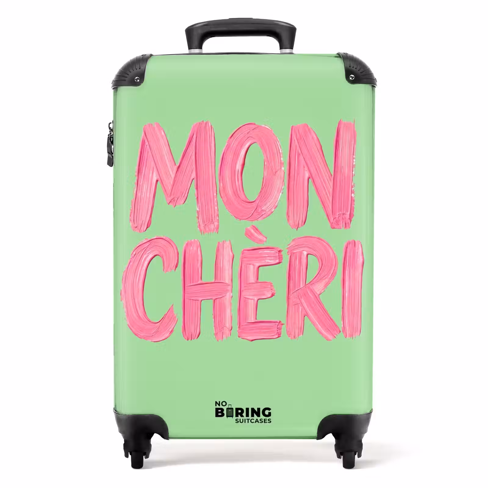 Koffer - Mon cheri - Groen - Roze — 1