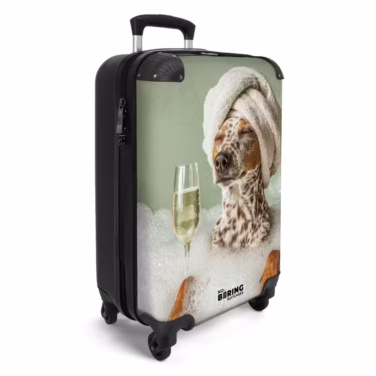 Koffer - Hond - Bad - Champagne - Handdoek — 4