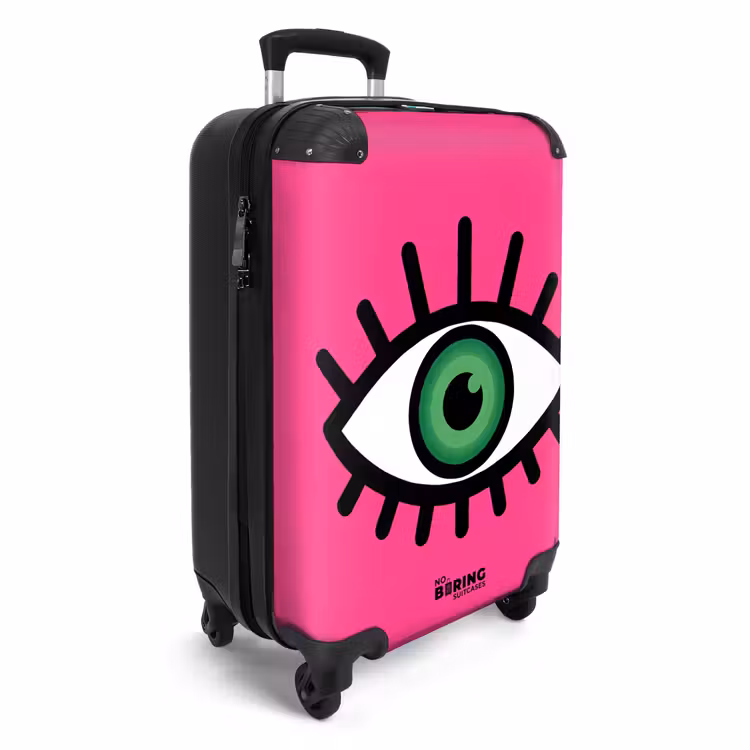Koffer - Minimalistisch - Oog - Roze — 4