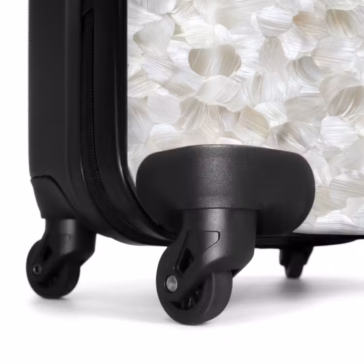 Koffer - Wit - Penseelstreken - Reliëfeffect — 6