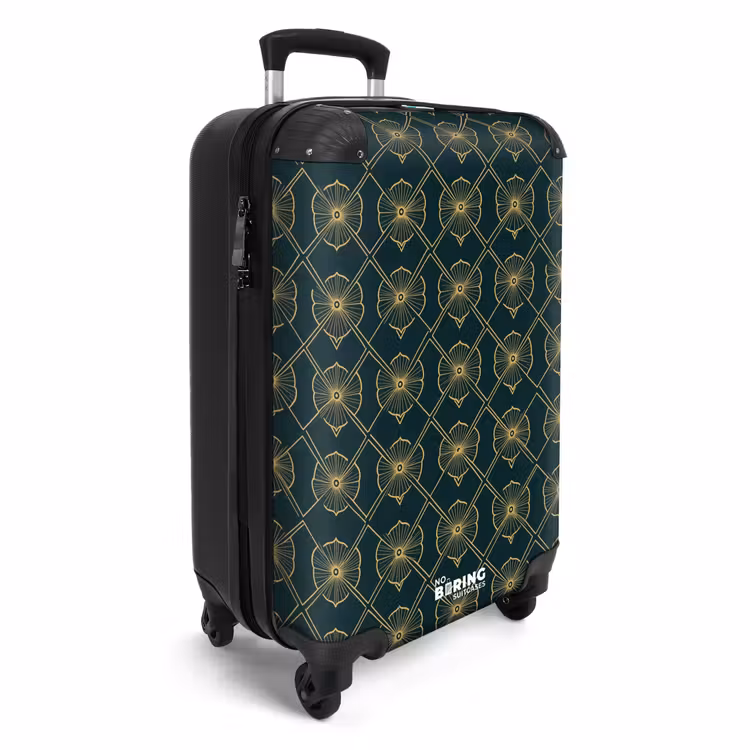 Koffer - Geometrisch - Elegant - Groen — 4