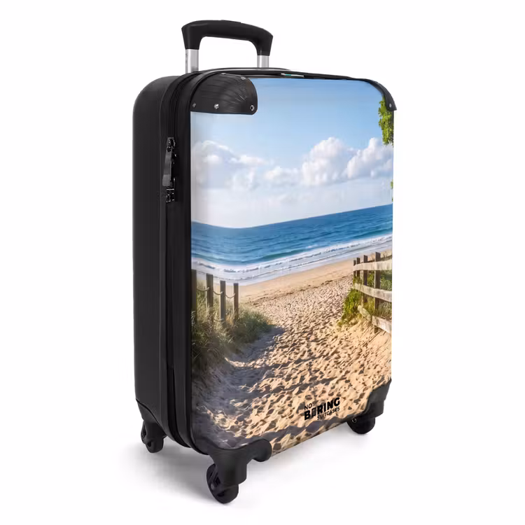 Koffer - Strand - Zandpad - Oceaan - Natuur — 4