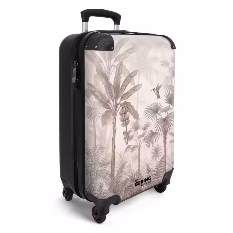 Koffer - Jungle - Banenboom - Kolibrie - Beige — 4
