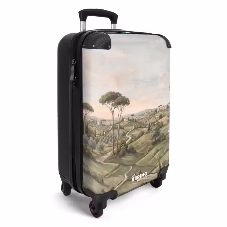 Koffer - Landschap - Heuvels - Zandpad - Groen — 4