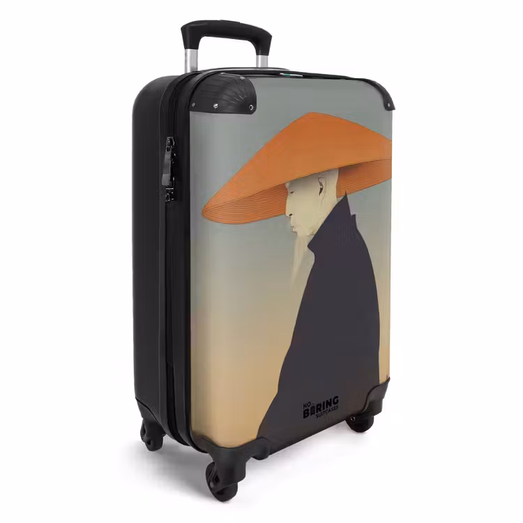 Koffer - Minimalistisch - Silhouet - Oranje — 4