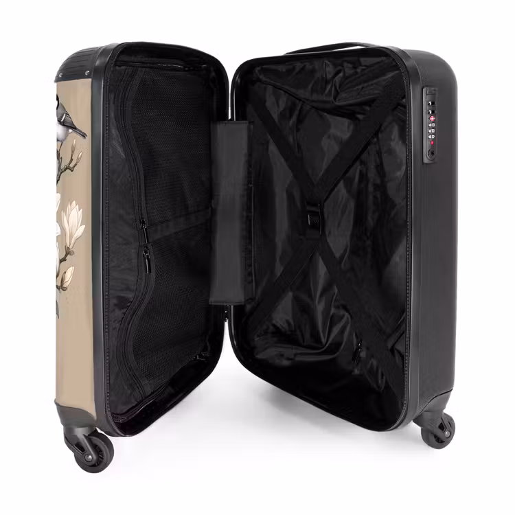 Koffer - Oosters - Vogels - Beige — 3