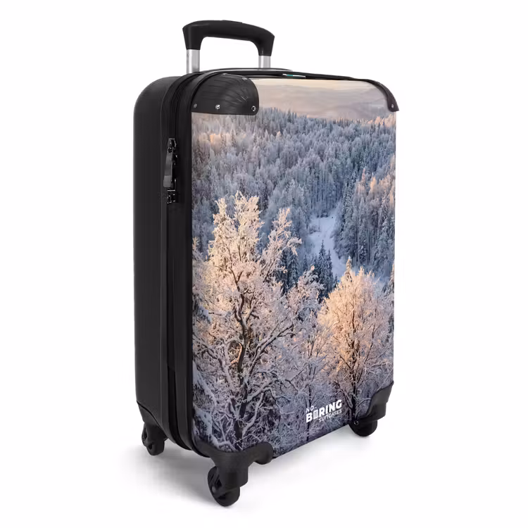 Koffer - Bos - Bergen - Goud - Winter - Warm — 4