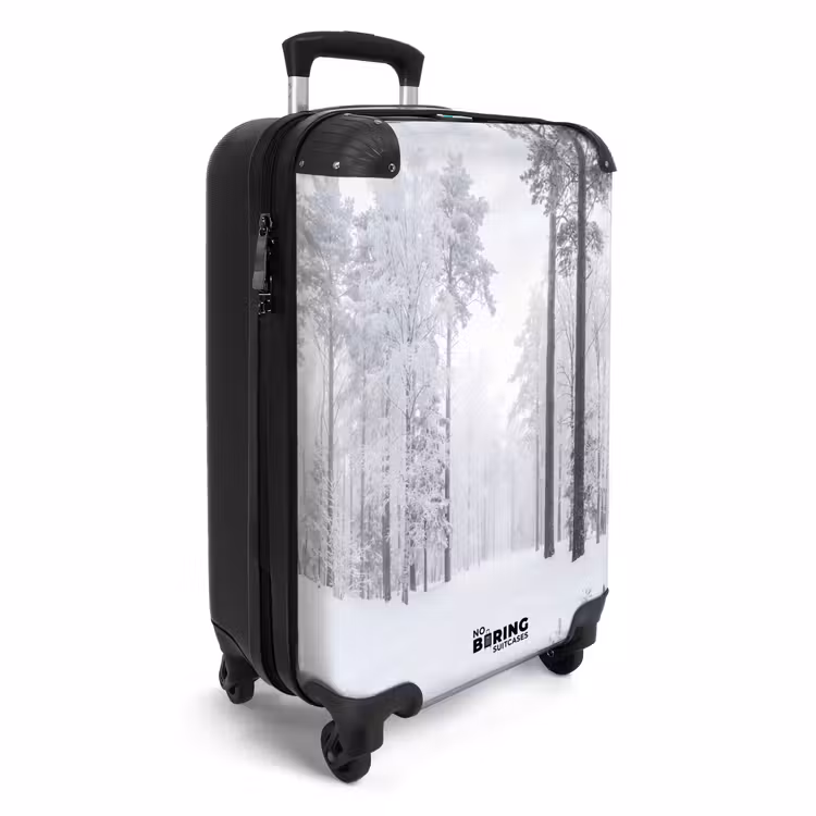 Koffer - Bos - Sneeuw - Pad - Winter - Stilte — 4