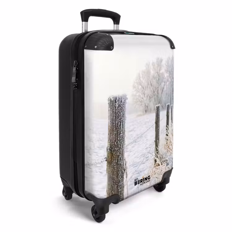 Koffer - Hek - Sneeuw - Mist - Platteland - Nostalgisch — 4