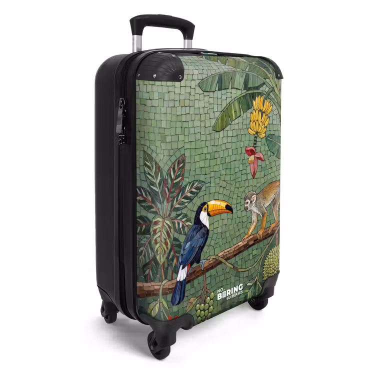 Koffer - Vogel - Dier - Jungle - Mozaïek - Natuur — 4