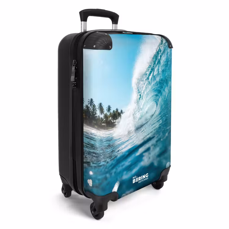 Koffer - Oceaan - Golf - Strand - Natuur - Blauw — 4