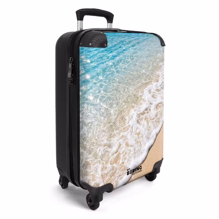 Koffer - Strand - Water - Natuur - Blauw - Beige — 4