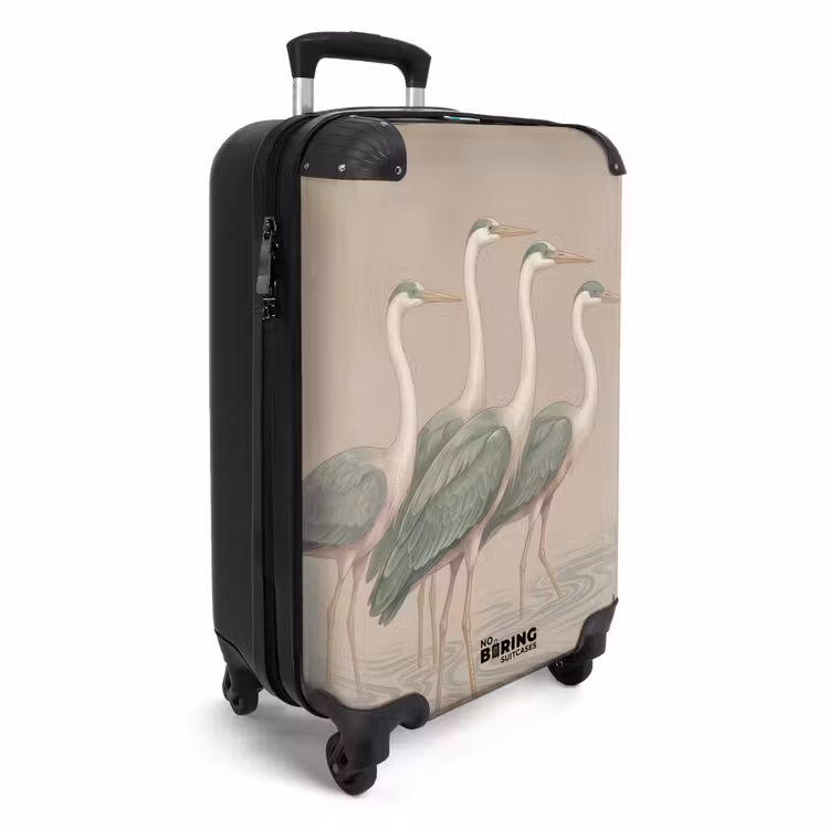 Koffer - Vogel - Water - Natuur - Vintage — 4